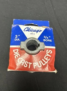 Chicago Die Casting 3 pulgadas x 5/8 pulgadas. Polea de ranura única 300A se adapta a correa serie A - Imagen 1 de 11
