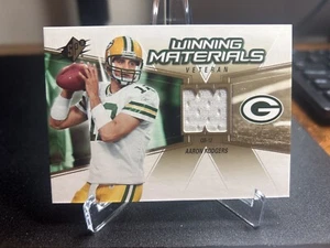 2006 UD SPx #WMV-AR Aaron Rodgers Winning Materials GAME USED Jersey Relic SP - Picture 1 of 2