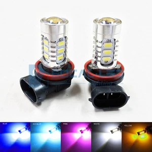 SOCAL-LED H11 15W High Power Car LED Bulbs 15-SMD 5730 Fog light/Driving Light - Picture 1 of 15