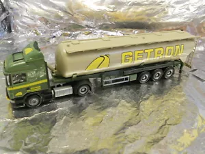 ** Herpa 904285 Scania R HL Silo Semitrailer Getron (NL) 1:87 Scale - Picture 1 of 1