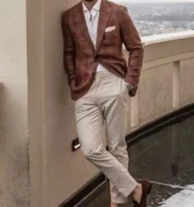 VINTAGE MUSES ATLANTA Camel Hair Blazer Sport Coat 42R 42 R - Picture 1 of 7