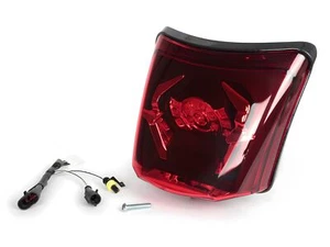 Luz trasera incl. marco Moto Nostra 4 Corsa LED cristal rojo carbono para Vespa GTS - Imagen 1 de 9