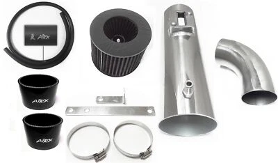 Kit de admisión de aire AirX Racing negro para Honda Ridgeline 3,5 L V6 2009-2013 2 piezas Foto 1 de 2