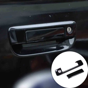 Gloss Black Tailgate Handle Cover Tail Door Handle Trim Fits Ford Ranger 2015-21 - Picture 1 of 11