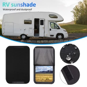 16*25in RV Door Window Shade Cover Car Windshield Shower Blackout Sunshade Cover - Foto 1 di 24