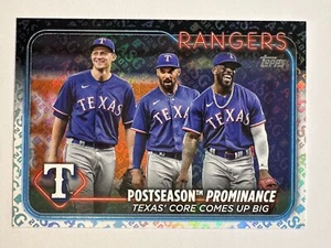 2024 Topps Corey Seager / Marcus Semien / Garcia All-Star Game Foil #656 Rangers - Picture 1 of 2