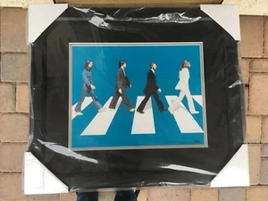 THE BEATLES ABBEY ROAD COVER FRAMED LITHOGRAPH STEINER  SPORTS MEMORABILIA 2016 - Picture 1 of 5