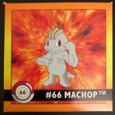 Carte Pokémon MACHOP / MACHOC #66 English Card Artbox 1999 STICKER NEUF