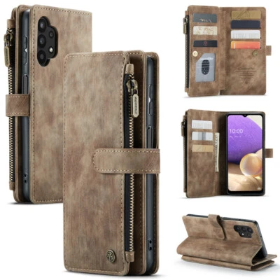 Funda Para Samsung A51 A71 A72 NOTE10 20 S20 S21FE Cuero Abatible Billetera Soporte Cubierta Foto 1 de 4