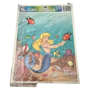 Lot of 5 Childrens 12 Piece Puzzles - 3 Vintage Disney 1 Disney Princess Puzzle - Picture 1 of 5