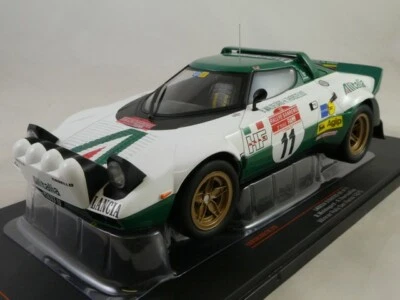 IXO Lancia Stratos HF Alitalia #11 Waldegard Rally San Remo 75 1/18 18RMC061B.20 - Immagine 1 di 3