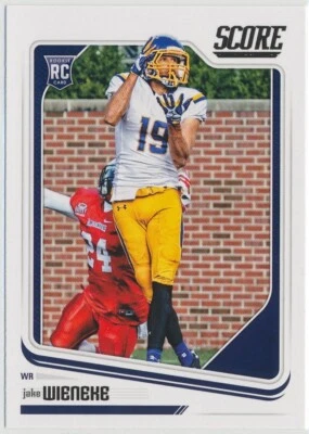 Jake Wieneke 2018 Score Football #413 South Dakota State Jackrabbits ROOKIE - Image 1 of 2