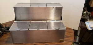San Jamar - B4706INL - 6 Qt Stepped Condiment Service Center - Picture 1 of 12