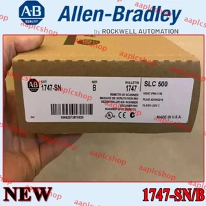 New Sealed NEW PLC 1747-SN SER B SLC 500 Remote I/O Scanning Module AB - Picture 1 of 5