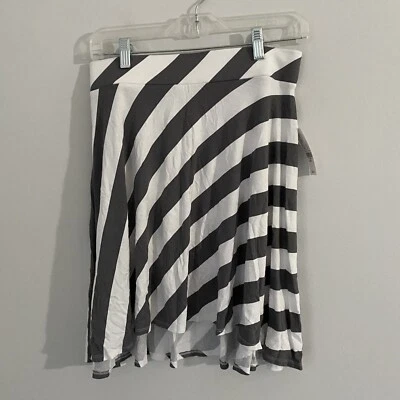 New York & Co. Women’s Elastic Waist Striped Midi Skirt - Изображение 1 из 3