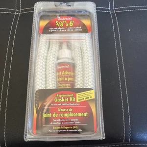 New Imperial 5/8" x 6' Replacement Gasket Kit, Fiberglass Rope w/Adhesive GA0186 - Picture 1 of 4