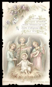 santino cromo-holy card^ bouasse lebel n.1585 GESU' BAMBINO - Picture 1 of 1
