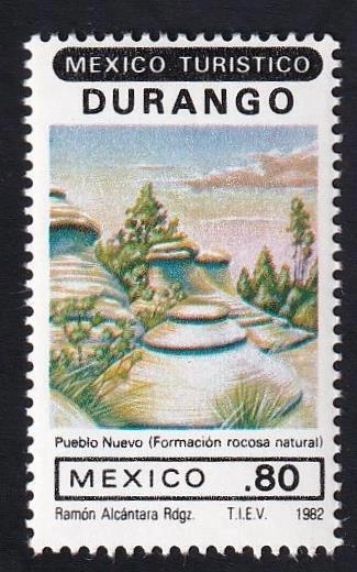 México 1982 Turismo - Zona Silencio Durango, MNH sc#1275 Foto 1 de 1