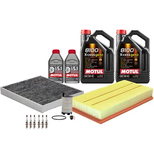 Wix Filters Motul 10L 8100 X-Cess Gen 2 5W40 Maintenance Service Kit For Q7 BAR - Picture 1 of 1