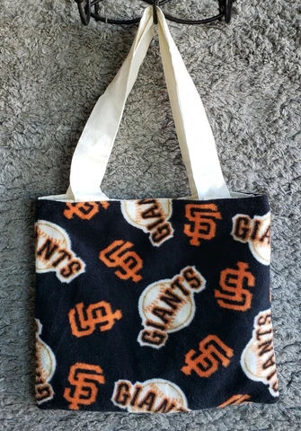 San Francisco Giants Fleece Tote Bag Purse Handbag Cover