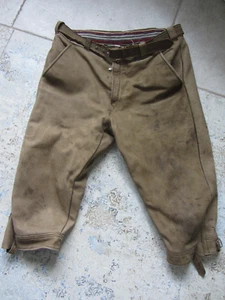 Trachtenkniebundhose Trachtenhose Hose Trachten Vintage traditionell braun Gr 50 - Bild 1 von 2
