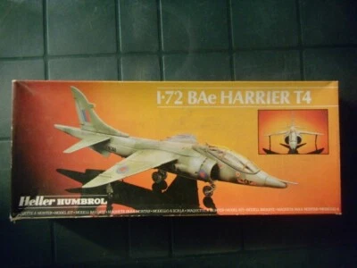 HELLER  1/72 BAE HARRIER T 4 RARE KIT NOT SEALED COMPLETE AS NEW - Immagine 1 di 3