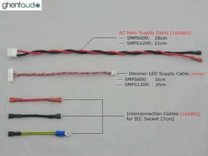 DIY Netzteil Kabel-Set für GK-NCORE Case-Kit --- Gentaudio - Bild 1 von 3