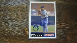 2002 TOPPS TOTAL JEFF SUPPAN AUTOGRAPHED BASEBALL CARD - Picture 1 of 2