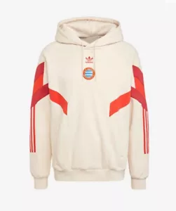 Felpa BAYERN MONACO MUNCHEN x Adidas Originals HOODIE limited edition 2025 - Foto 1 di 6