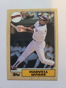 1987 TOPPS MARVELL WYNNE #37 Quasi Nuovo - Foto 1 di 1