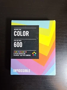 Impossible Instant Color Film Polaroid 600 Type Camera 08/2015 Colored Frames - Picture 1 of 4