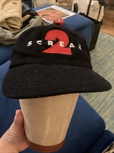 Vintage 1997 Scream 2 Movie Promo Hat Snapback Cap 90s Horror Slasher Film RARE - Picture 1 of 9