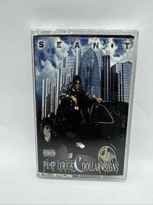 Sean T Pimp Lyrics & Dollar Signs Cassette Album US 1996 Edition VG/VG+ HipHop - Image 1 of 4