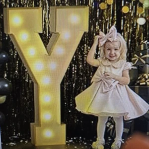 4FT Marquee Light Up Letter Y, Party Decoration Large Marquee Light Up Letter Y - Picture 1 of 3