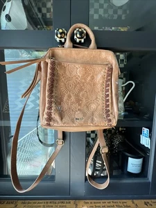 Bolso de Cuero The Sak Convierte Mochila Hombro Suroeste Vaquera Rodeo - Imagen 1 de 10
