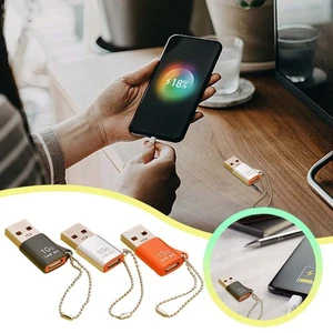 Adaptador USB a Tipo C ¡Transferencia rápida de datos y diseño súper compacto! Perfecto para - Imagen 1 de 17