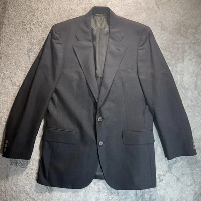 Brooks Brothers 42R Men’s Blazer Black 100% Wool USA Union Made Sport Coat Vtg - Image 1 of 4
