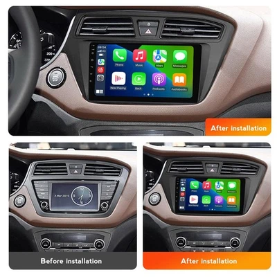 Für Hyundai i20 2015-2018 CarPlay Android 15 Autoradio GPS Navi Kamera BT 64G - Bild 1 von 4