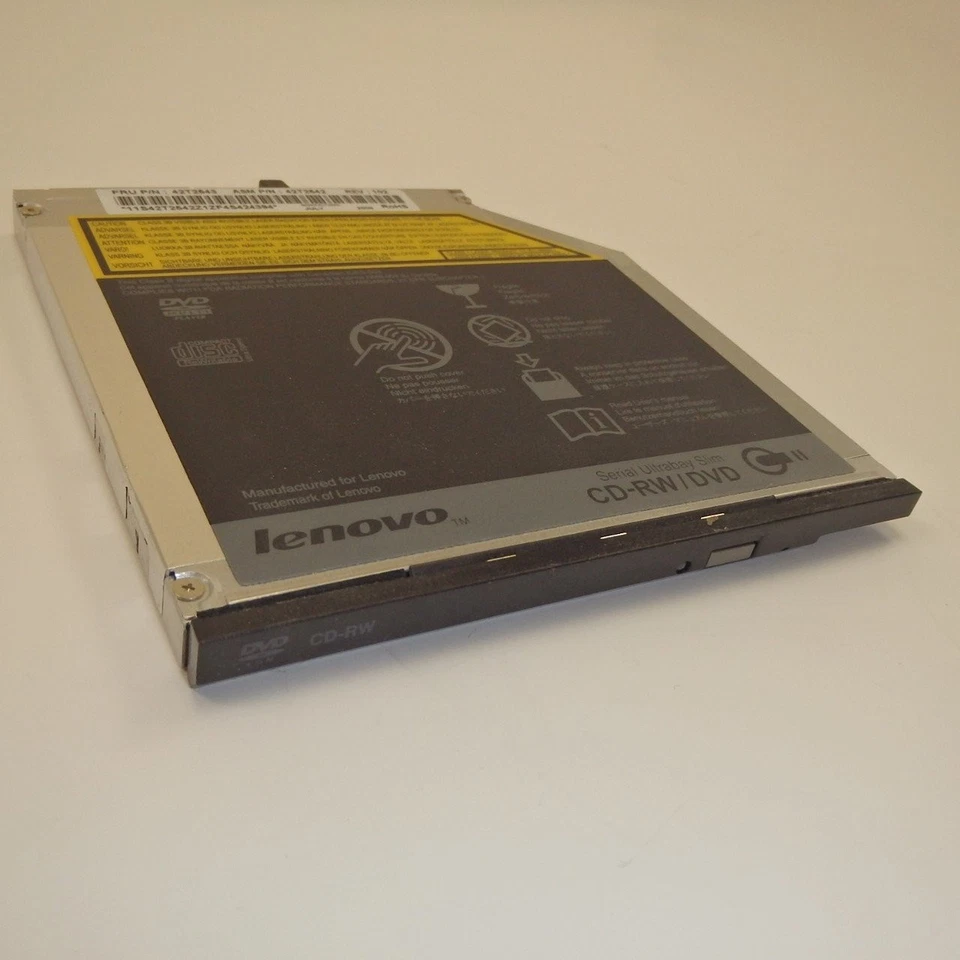 IBM Lenovo UltraBay Slim CD-RW / DVD-ROM Laufwerk 42T2542 42T2543 - Bild 1 von 1