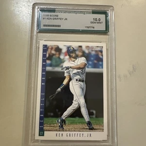 1993 Score Ken Griffey Jr. #1 Seattle Mariners HOF - Picture 1 of 2