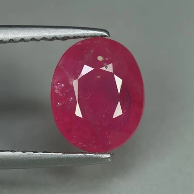 2.46 Cts_Great_100 % Natural Mozambique Reddish Pink Ruby_Normal Heated - Image 1 of 3