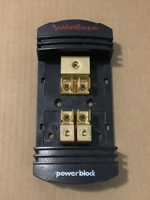 ROCKFORD FOSGATE POWER BLOCK  WITHOUT PLASTIC COVER. SUPER FAST SHIPPING - Image 1 of 4