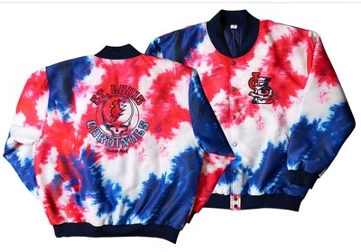 *Brand NEW* St. Louis Cardinals Grateful Dead Dugout Jacket  5/2/2025  TTE - Image 1 of 4