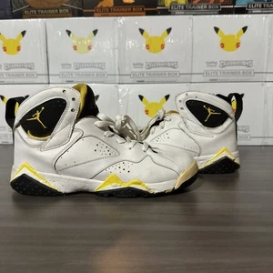 2006 Vintage Nike Air Jordan VII 7 Retro Maize 304774-172 White Yellow Black 6Y - Picture 1 of 8