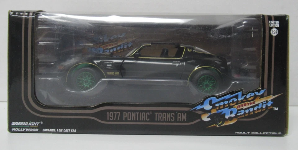 Greenlight: Smokey and the Bandit 1977 Pontiac Trans Am CHASE 1:24 Scale - Image 1 of 4
