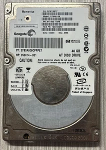 Hard Disk Seagate 40GB PATA 2.5" ST94019A usato, in ottime condizioni - Foto 1 di 2