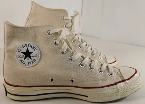 Converse Chuck Taylor All Star anni 70 ciao unisex Egret tela crema UK 9 EU 42,5 - Foto 1 di 18