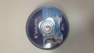 NEW VERBATIM Music CD-R 25pk (40x Speed, 700 MB, 80 MIN) Factory Sealed - Picture 1 of 3