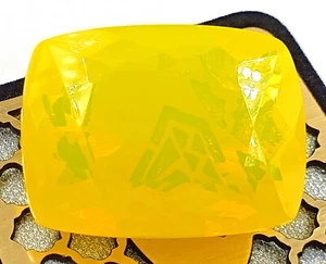 Piedra preciosa suelta Posh 130 quilates ópalo amarillo natural corte certificado EGL MNJ - Imagen 1 de 12