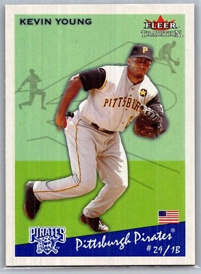 2002 FLEER TRADITION BASEBALL 318 KEVIN YOUNG PIRATES  - Image 1 of 2
